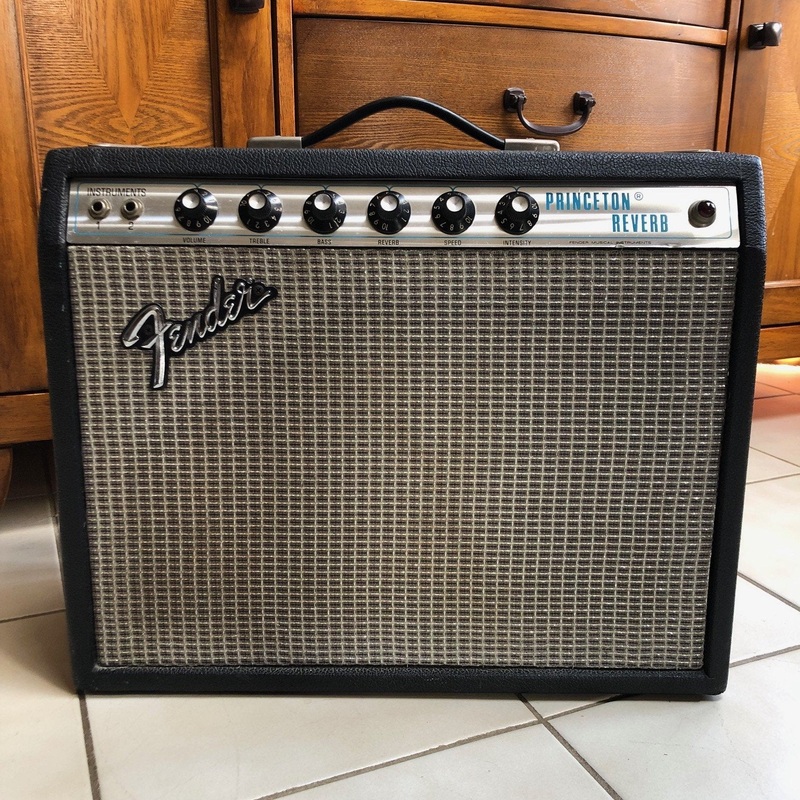vintage-1973-fender-princeton-reverb-guitar-amplifier Vintage 1973 Fender Princeton Reverb Guitar Amplifier