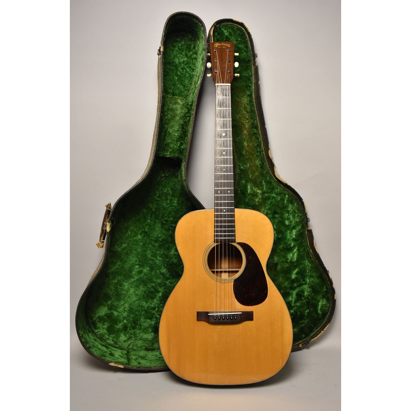 1943-martin-00-18-flat-top-natural-war-time-era-w-ssc 1943 Martin 00-18 Flat Top Natural "War Time Era" w/SSC