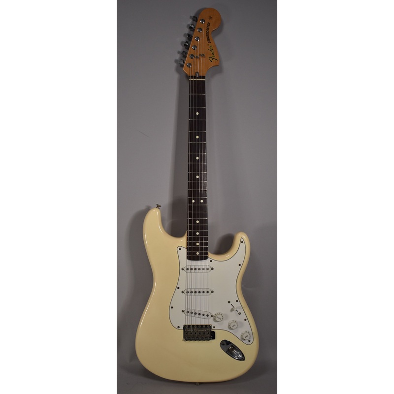 2002-fender-classic-series-70-s-stratocaster-reissue-olympic-white-mim 2002 Fender Classic Series 70's Stratocaster Reissue Olympic White MIM