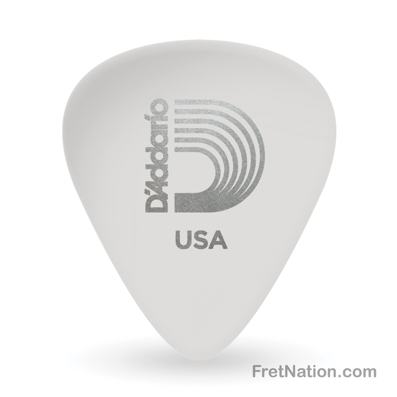 d-addario-classic-white-celluloid-guitar-picks-100-pack-heavy-1cwh6-100 D'Addario Classic White Celluloid Guitar Picks, 100 pack, Heavy - 1CWH6-100