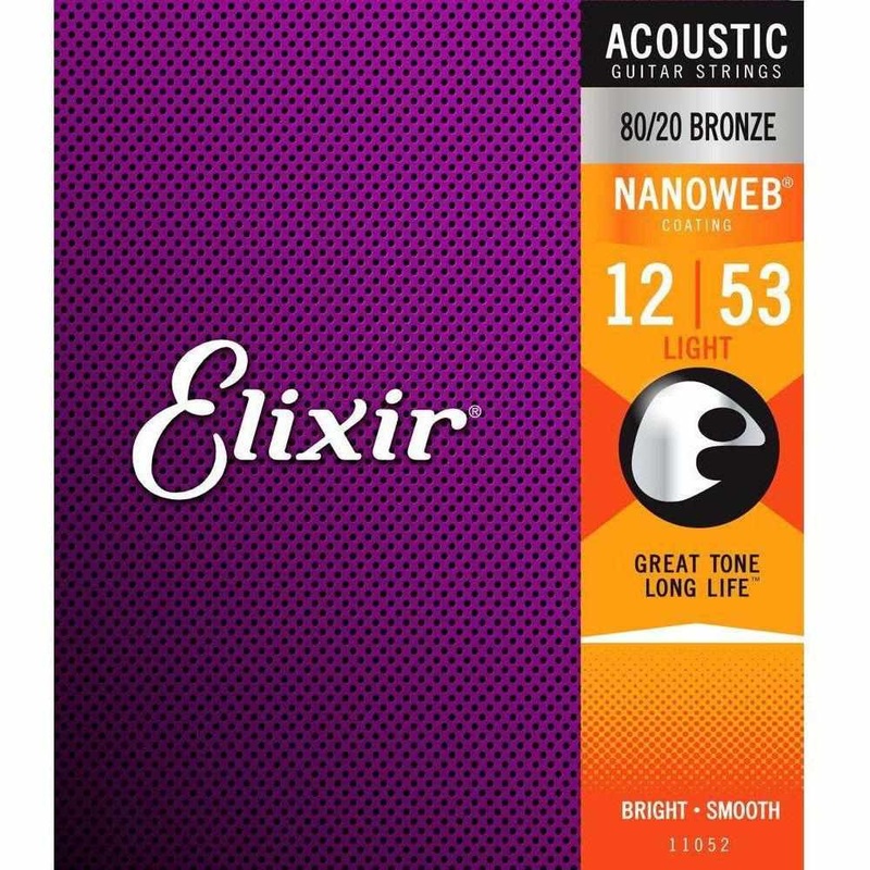 elixir-11052-nanoweb-80-20-acoustic-light-12-53 Elixir 11052 NanoWeb 80/20 Acoustic Light 12-53
