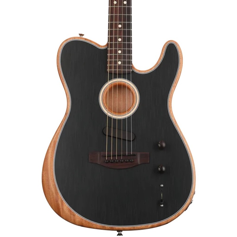 fender-acoustasonic-player-telecaster-acoustic-electric-guitar-brushed-black-with-rosewood-fingerboard Fender Acoustasonic Player Telecaster Acoustic-Electric Guitar Brushed Black with Rosewood Fingerboard