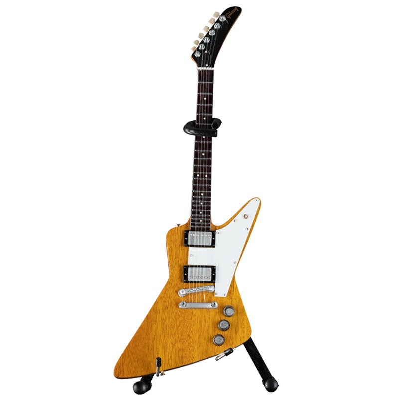 gibson-axe-heaven-58-korina-explorer-natural-finish-1-4-scale-mini-guitar-model Gibson AXE HEAVEN '58 Korina Explorer Natural Finish 1:4 Scale Mini Guitar Model