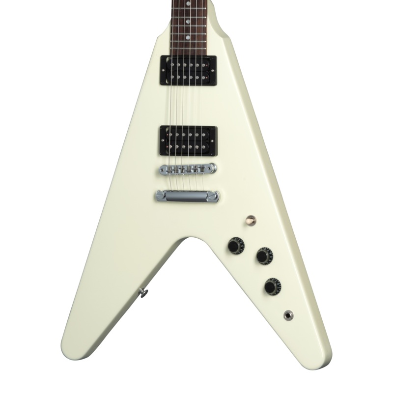 gibson-flying-v-80s-classic-white-exclusive Gibson Flying V 80s, Classic White, Exclusive