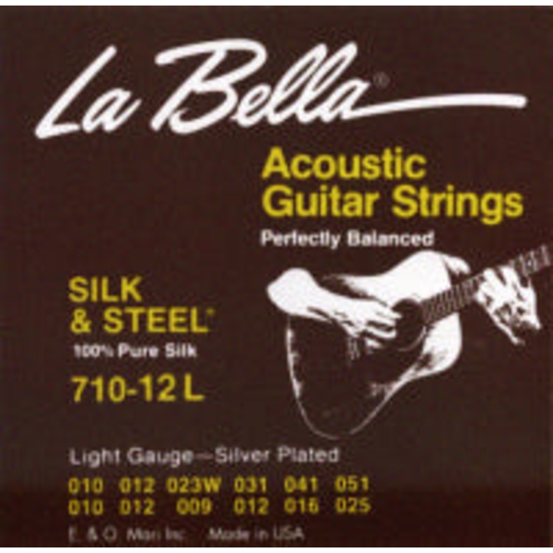 la-bella-710-12l-silk-steel-12-string-acoustic-guitar-strings-light La Bella 710-12L Silk & Steel 12-String Acoustic Guitar Strings, Light
