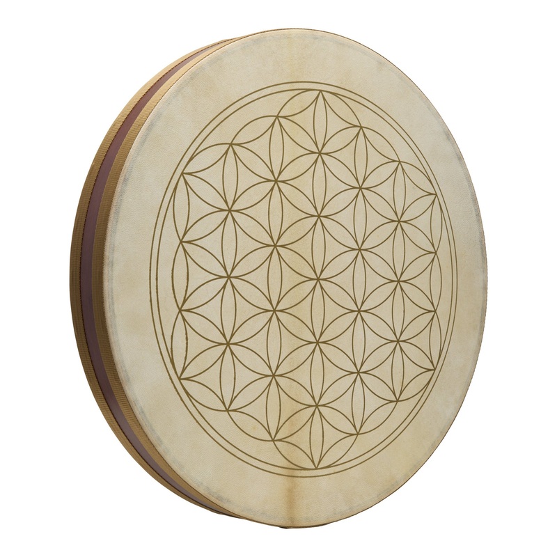meinl-sonic-energy-20-flower-of-life-wave-drum-goat-heads Meinl Sonic Energy 20" Flower of Life Wave Drum, goat heads