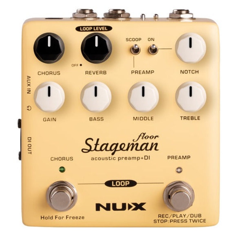 nux-nap-5-stageman-floor-acoustic-preamp-di NUX NAP-5 Stageman Floor, Acoustic Preamp & DI