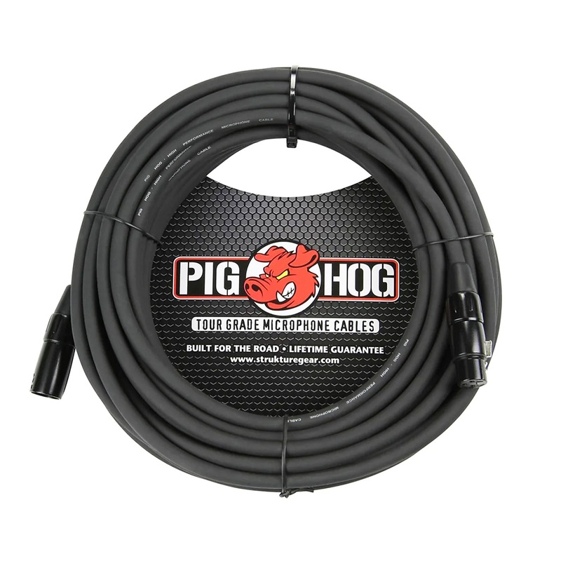 pig-hog-phm25-high-performance-8mm-xlr-microphone-cable-25-feet Pig Hog PHM25 High Performance 8mm XLR Microphone Cable, 25 Feet