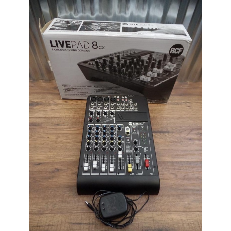 rcf-l-pad-8cx-8-channel-livepad-mixing-console-with-effects RCF L-PAD 8CX 8 Channel Livepad Mixing Console with Effects *
