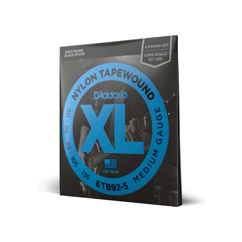 50-135-medium-5-string-long-scale-xl-nylon-tapewound-bass-strings 50-135 Medium 5-String, Long Scale, XL Nylon Tapewound Bass Strings