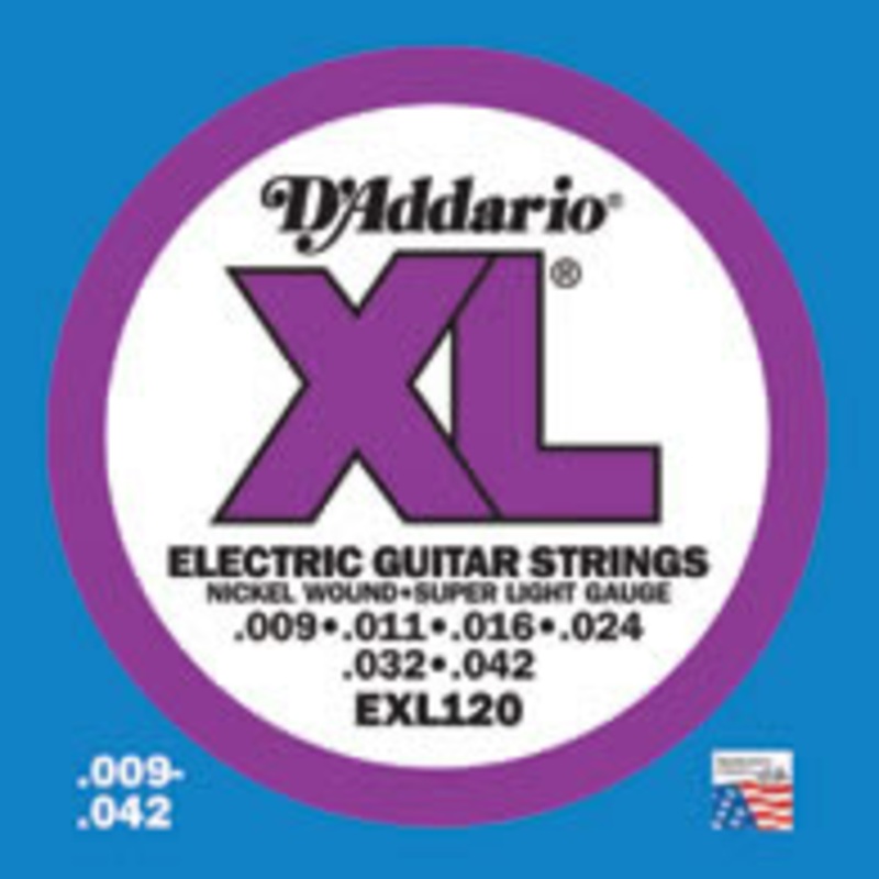 d-addario-exl120-9-42-electric-guitar-string-set D'Addario EXL120 9-42 Electric Guitar String Set