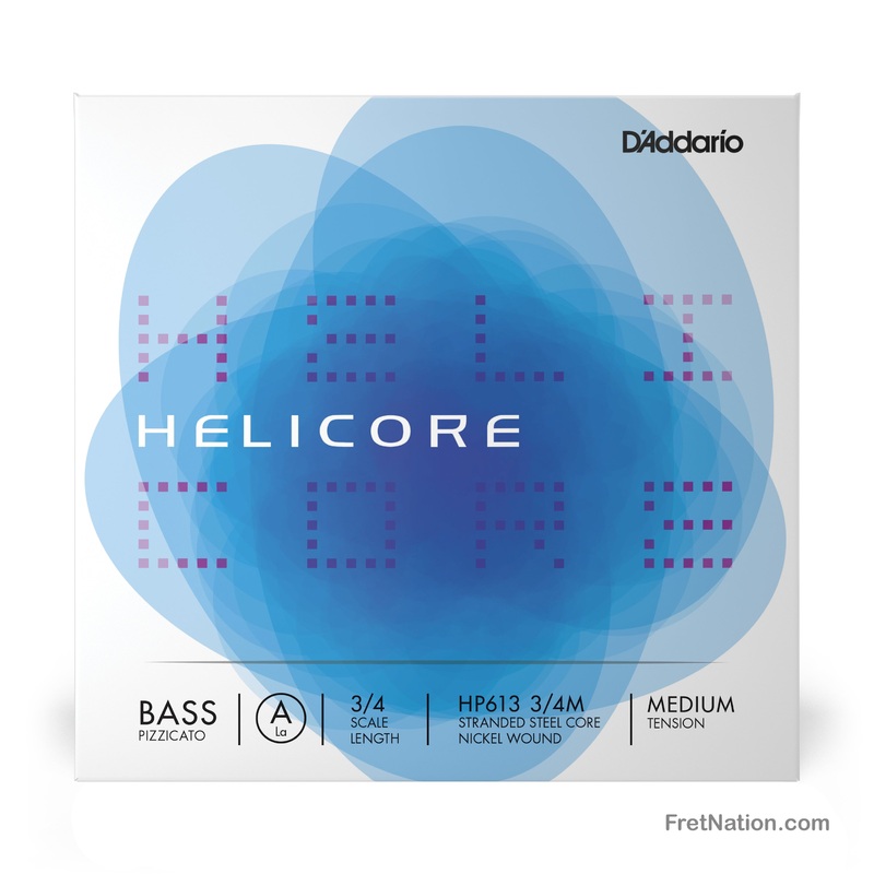 d-addario-helicore-single-3-4-scale-pizzicato-double-bass-a-string-hp613-3-4m-medium D'Addario Helicore Single 3/4 Scale Pizzicato Double Bass A String - HP613 3/4M Medium