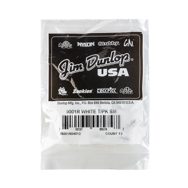 dunlop-white-thumbpicks-guitar-pick-refill-bag-small-12-pack-9001r DUNLOP WHITE THUMBPICKS GUITAR PICK REFILL BAG SMALL 12-PACK - 9001R