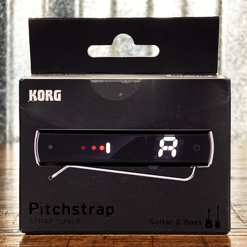 korg-pst1bk-pitchstrap-rechargeable-guitar-bass-tuner-black Korg PST1BK Pitchstrap Rechargeable Guitar & Bass Tuner Black