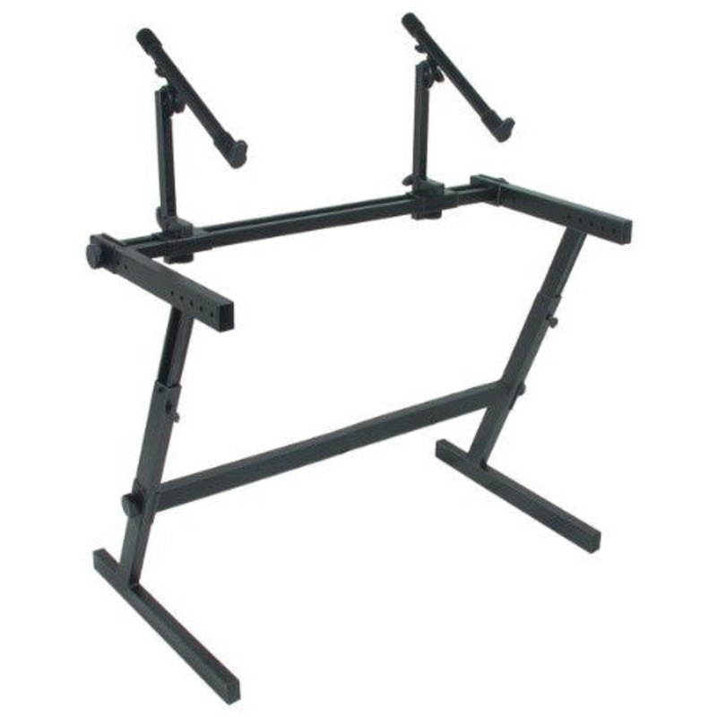 quik-lok-z-frame-keyboard-stand-double-tier-extra-wide-z-726l-u Quik Lok Z Frame Keyboard Stand, Double Tier Extra Wide (Z-726L-U)
