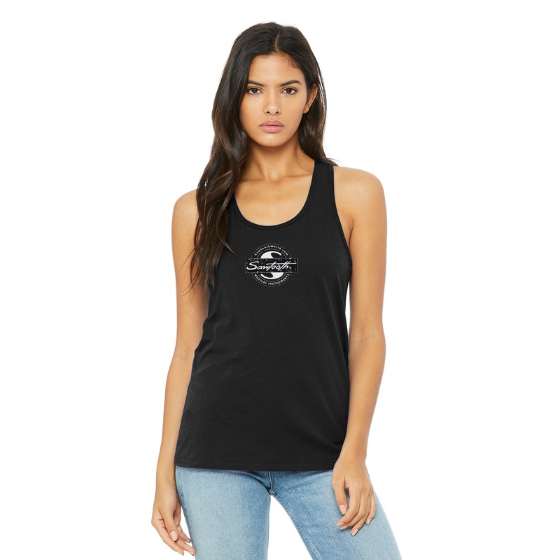 sawtooth-logo-stamp-women-s-graphic-tank-top-small Sawtooth Logo Stamp Women's Graphic Tank Top, Small