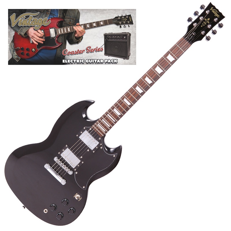 vintage-v69-coaster-series-electric-guitar-pack-gloss-black Vintage V69 Coaster Series Electric Guitar Pack ~ Gloss Black