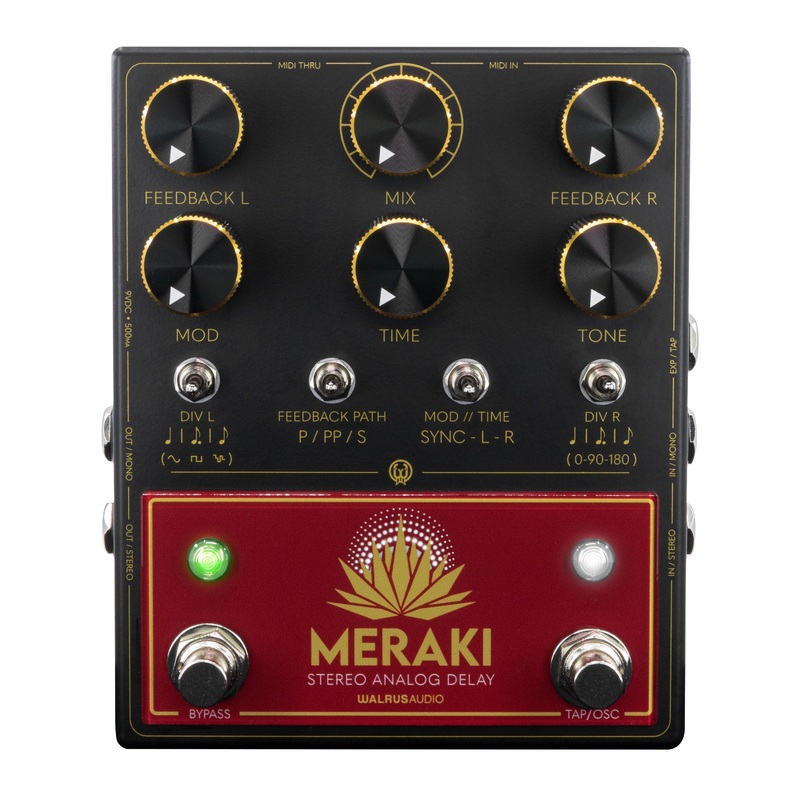 walrus-audio-meraki-analog-stereo-delay Walrus Audio Meraki Analog Stereo Delay