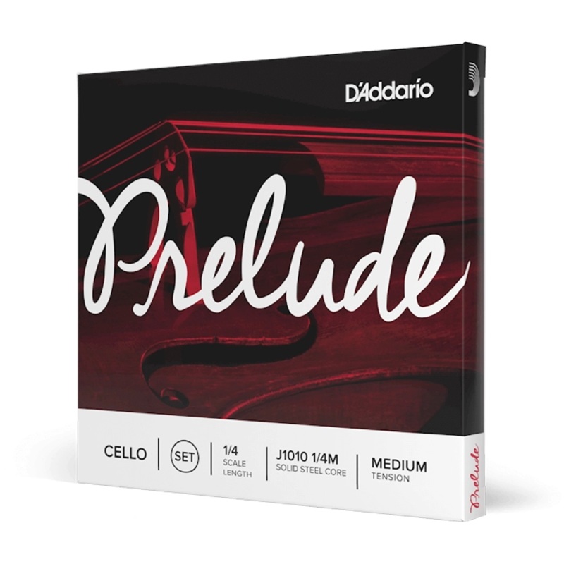 d-addario-j1010-prelude-cello-strings-1-4-size-medium-tension D'Addario J1010 Prelude Cello Strings - 1/4 Size Medium Tension