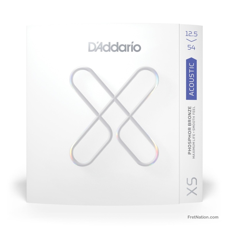 d-addario-xs-coated-phosphor-bronze-acoustic-guitar-strings-6-string-12-5-54-light-plus-xsapb12554 D'Addario XS Coated Phosphor Bronze Acoustic Guitar Strings - 6-String 12.5-54 Light Plus XSAPB12554
