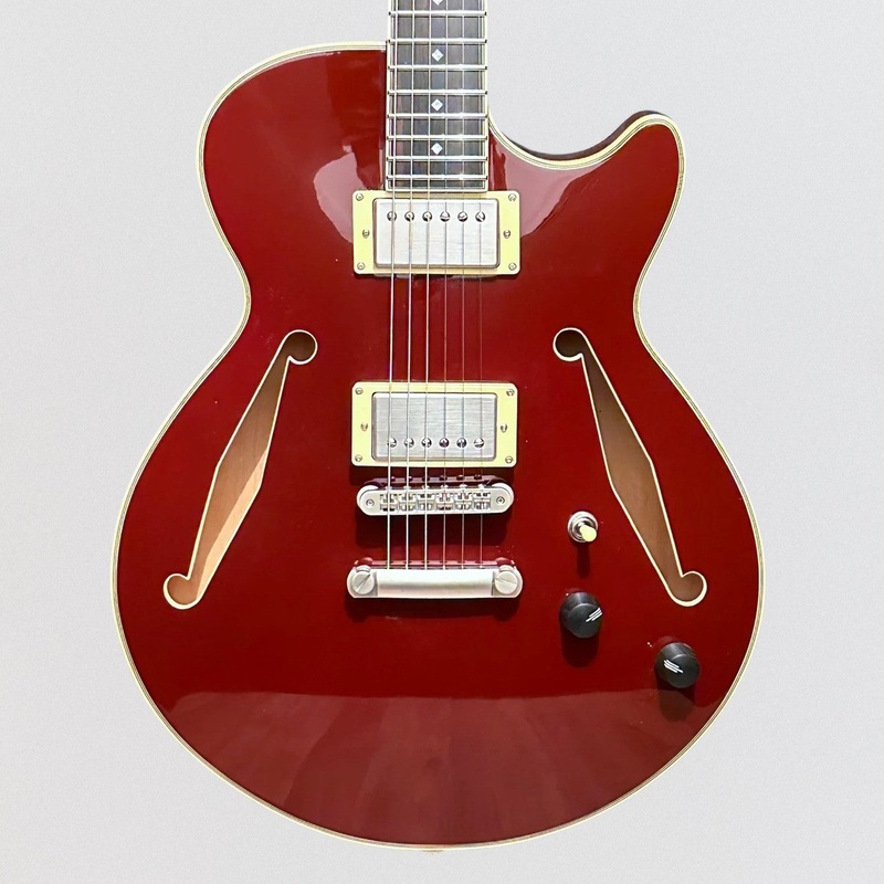 d-angelico-excel-mini-ss-tour-semi-hollowbody-electric-guitar-solid-wine D'Angelico Excel Mini SS Tour Semi Hollowbody Electric Guitar - Solid Wine