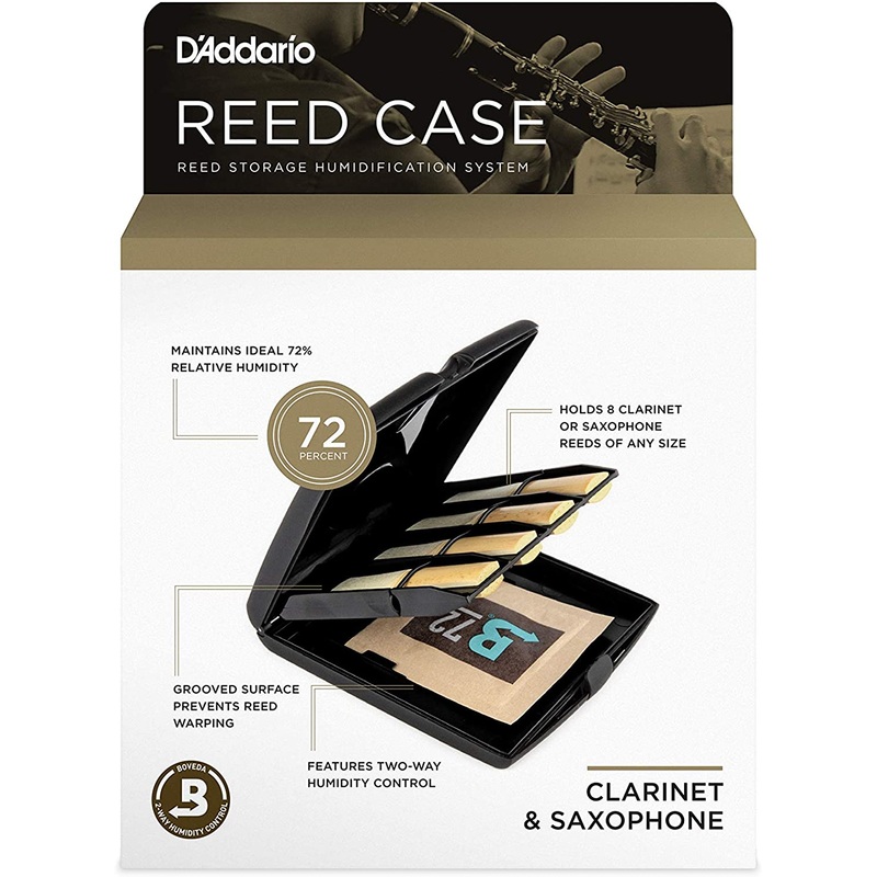 daddario-multi-instrument-reed-storage-case-with-humidity-control-pack DAddario Multi-Instrument Reed Storage Case with Humidity Control Pack