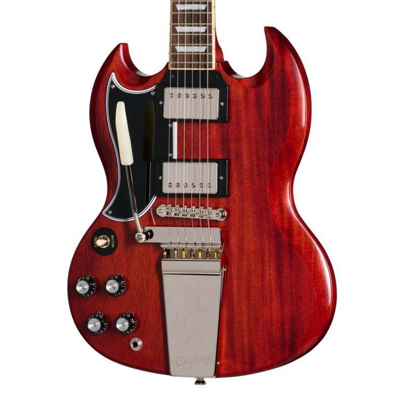 epiphone-igc-1964-sg-standard-reissue-with-maestro-vibrola-left-handed-cherry-red Epiphone IGC 1964 SG Standard Reissue With Maestro Vibrola, Left-Handed, Cherry Red