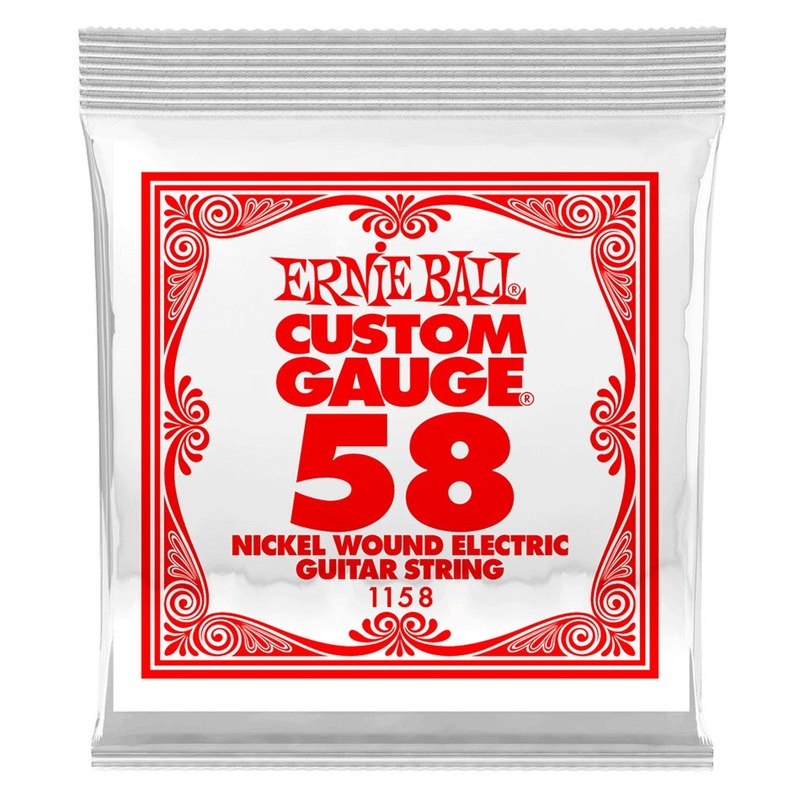 ernie-ball-1158-058-nickel-wound-electric-guitar-single-string Ernie Ball 1158 .058 Nickel Wound Electric Guitar Single String