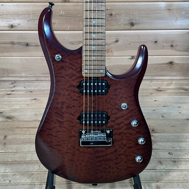ernie-ball-music-man-jp15-electric-guitar-used-sahara-burst-quilt Ernie Ball Music Man JP15 Electric Guitar USED - Sahara Burst Quilt