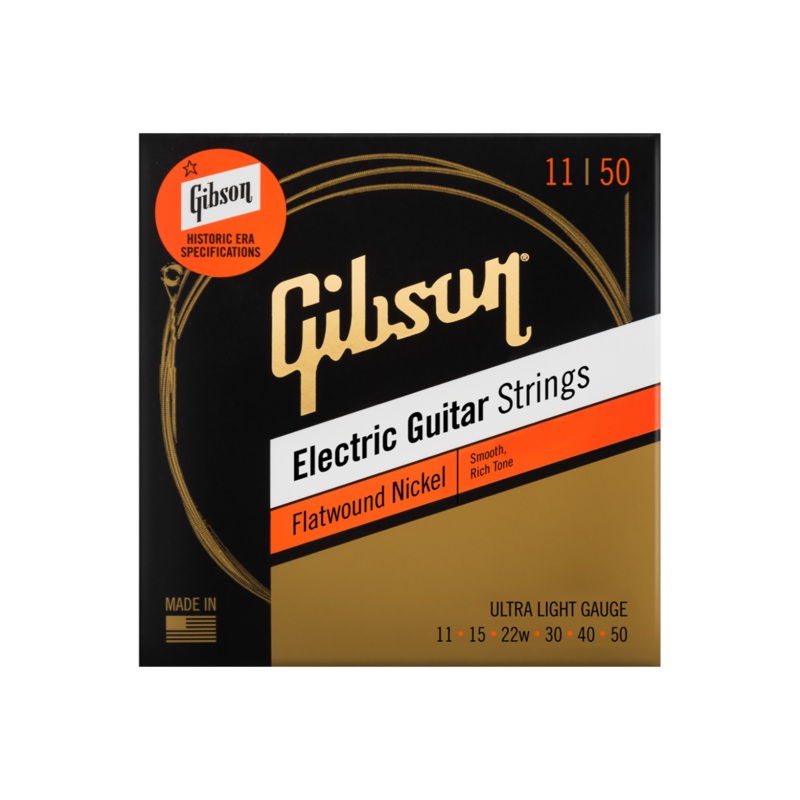 gibson-flatwound-electric-guitar-strings-ultra-light-gauge Gibson Flatwound Electric Guitar Strings, Ultra-Light Gauge