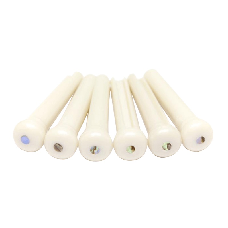 graph-tech-tusq-traditional-bridge-pins-white-with-paua-dot-pp-1182-00 Graph Tech TUSQ Traditional Bridge Pins White with Paua Dot PP-1182-00