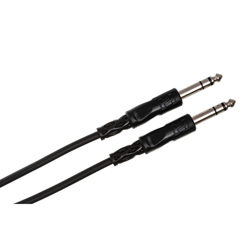 hosa-css-105-5-balanced-interconnect-1-4-in-trs-to-same HOSA CSS-105 5' Balanced Interconnect, 1/4 In TRS To Same