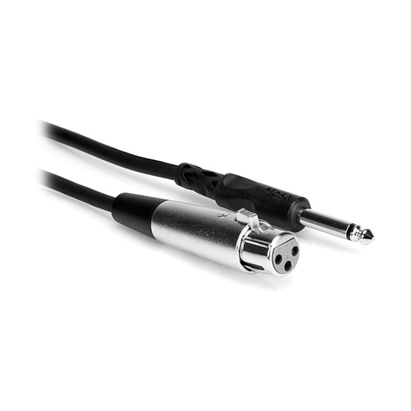 hosa-pxf-110-xlr-female-to-1-4-inch-ts-male-unbalanced-interconnect-cable-10-foot Hosa PXF-110 XLR Female to 1/4 inch TS Male Unbalanced Interconnect Cable - 10 foot