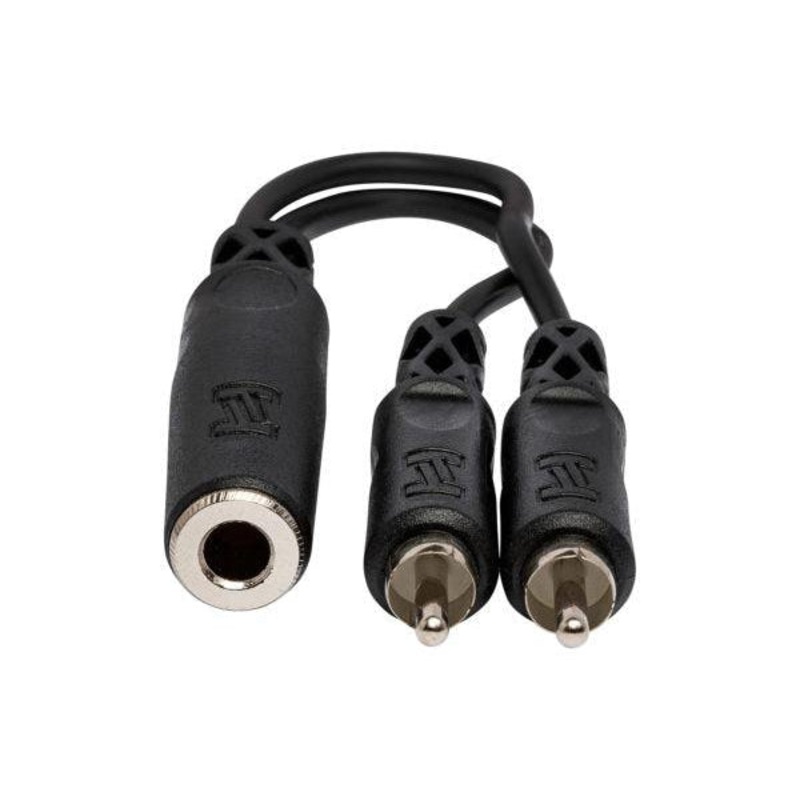 hosa-y-cable-1-4-in-tsf-to-dual-rca-ypr131 Hosa Y Cable 1/4 in TSF to Dual RCA YPR131