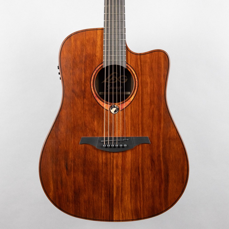 lag-sauvage-dce-dreadnought-cutaway-acoustic-electric-guitar-brankowood-top-smoked-eucalyptus-rough-sawn-back-sides Lag Sauvage-DCE Dreadnought Cutaway Acoustic/Electric Guitar, Brankowood Top / Smoked Eucalyptus Rough Sawn Back & Sides