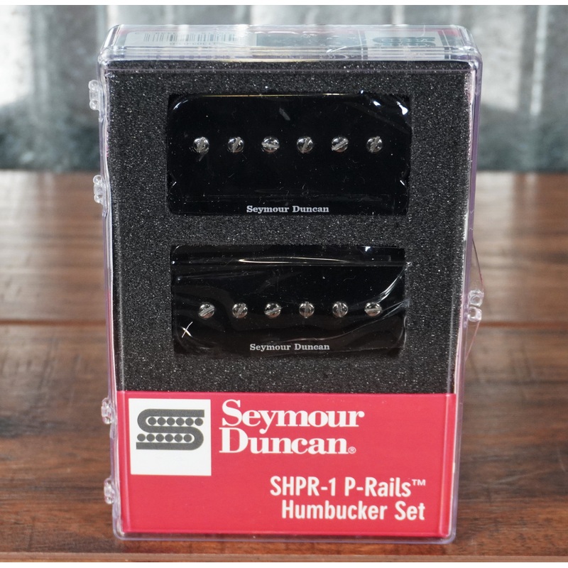 seymour-duncan-shpr-1s-p-rails-humbucker-guitar-pickup-set-black Seymour Duncan SHPR-1s P-Rails Humbucker Guitar Pickup Set Black