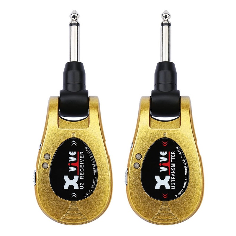 xvive-wireless-guitar-system-gold Xvive Wireless Guitar System ~ Gold