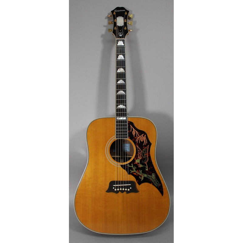 2022-epiphone-masterbilt-ft-120-excellente-acoustic-electric-aged-gloss-antique-natural-finish 2022 Epiphone Masterbilt FT-120 Excellente Acoustic-Electric Aged Gloss Antique Natural Finish