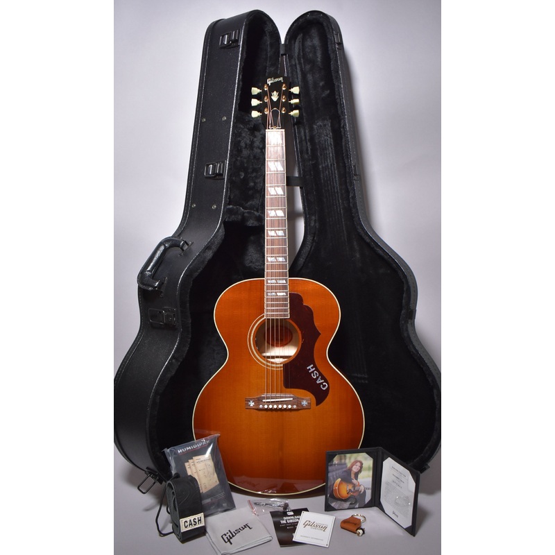 2025-gibson-custom-rosanne-cash-j-185-cherry-sunburst-w-ohsc 2025 Gibson Custom Rosanne Cash J-185 Cherry Sunburst w/OHSC
