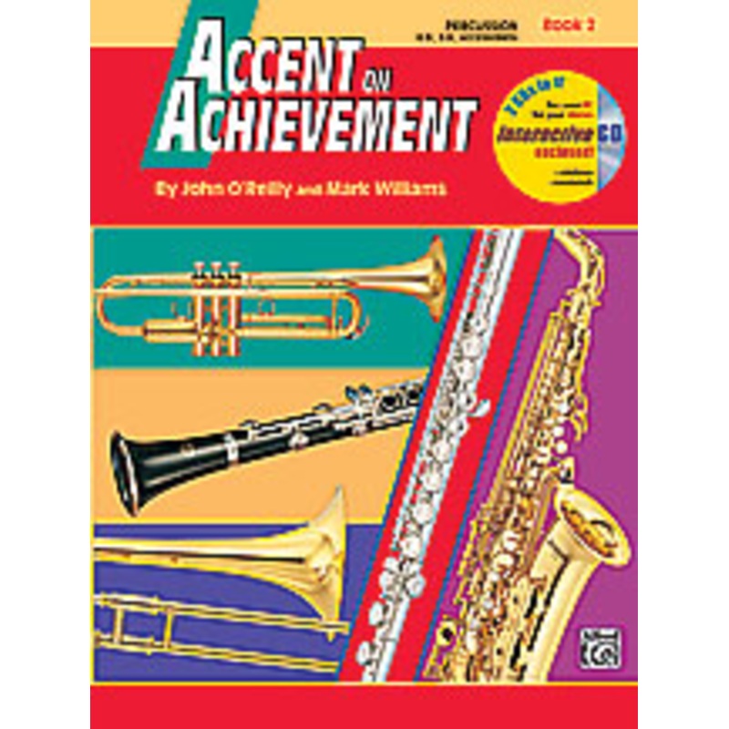 alfred-s-18271-accent-on-achievement-perc-book-2-percussion-music-book Alfred's 18271 Accent on Achievement Perc. Book 2 Percussion Music Book