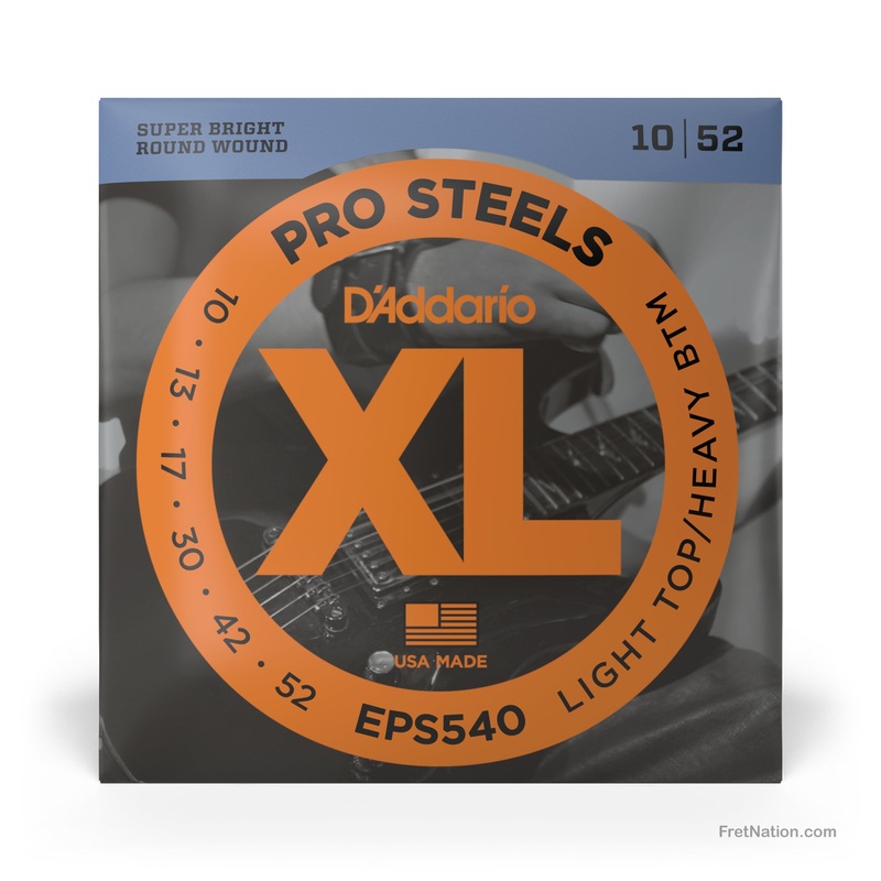 d-addario-xl-prosteels-stainless-guitar-string-set-6-string-10-52-light-heavy-eps540 D'Addario XL ProSteels Stainless Guitar String Set - 6-String 10-52 Light Heavy EPS540