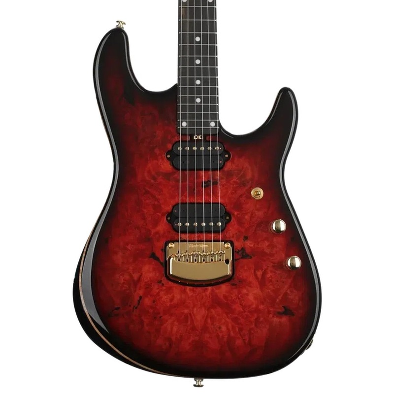 ernie-ball-music-man-jason-richardson-signature-cutlass-hh-electric-guitar-rorschach-red-rorschach-red Ernie Ball Music Man Jason Richardson Signature Cutlass HH Electric Guitar - Rorschach Red Rorschach Red