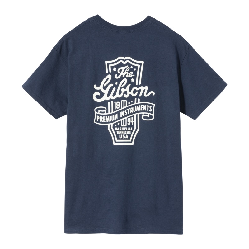 gibson-premium-instruments-tee-navy Gibson Premium Instruments Tee Navy