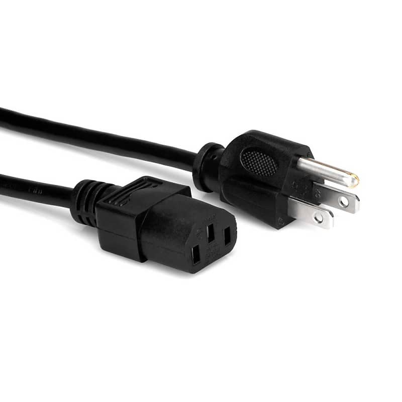hosa-pwc-140-5-iec-power-cable-6 Hosa PWC-140.5 IEC Power Cable - 6"