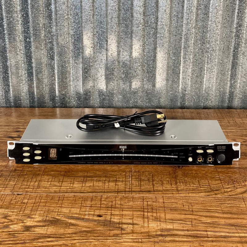 korg-dtr-2000-chromatic-single-space-rack-tuner-used Korg DTR-2000 Chromatic Single Space Rack Tuner Used