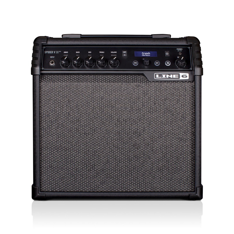 line-6-spider-v-30-mkii-30-watt-1x8-digital-modeling-guitar-combo-black Line 6 Spider V 30 MkII 30-Watt 1x8" Digital Modeling Guitar Combo - Black