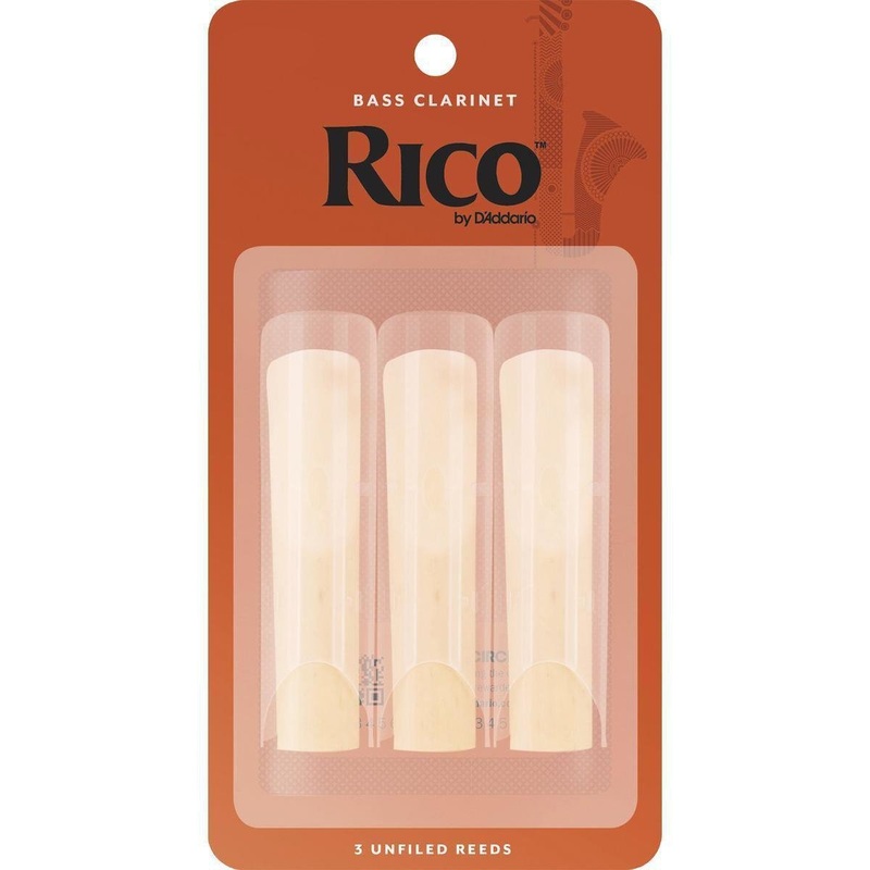 rico-bass-clarinet-reeds-3-pack Rico Bass Clarinet Reeds 3-Pack
