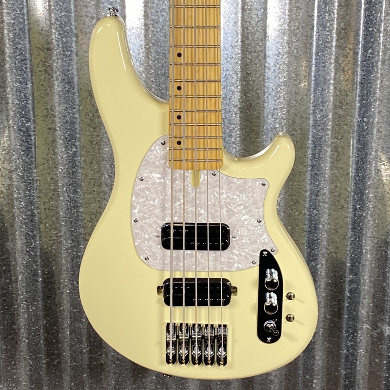 schecter-cv-5-5-string-bass-ivory-0672 Schecter CV-5 5 String Bass Ivory #0672