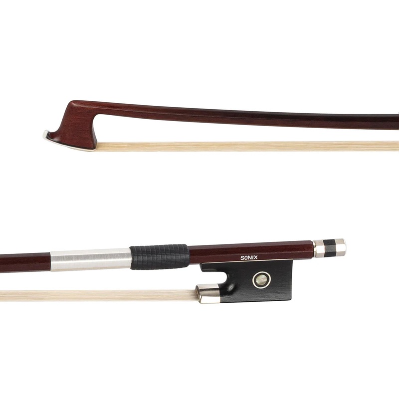 sonix-by-mmx-63-student-sandalwood-violin-bow-1-4-quarter-size-mmx63vn14 Sonix by MMX 63 student Sandalwood violin bow - 1/4 quarter size (MMX63VN14)