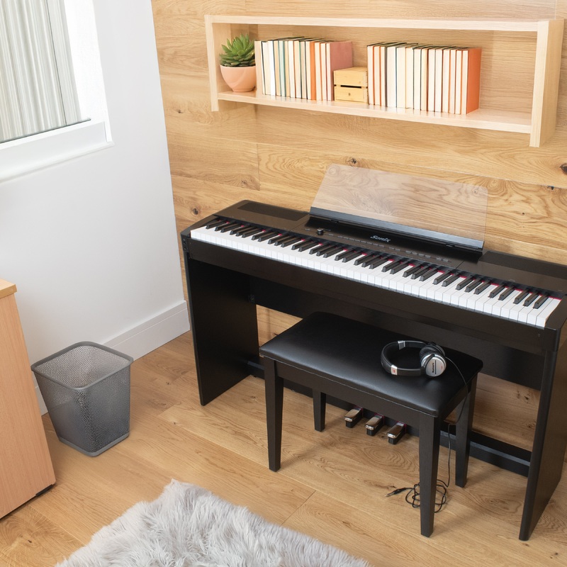 sonix-sxp8-portable-digital-piano-with-fixed-stand-and-3-pedals-sxp8b-sp Sonix SXP8 portable digital piano with fixed stand and 3 pedals (SXP8B-SP)